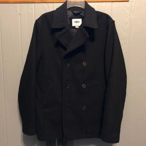 Men’s Black Peacoat